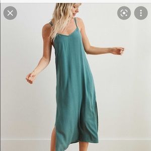 Aerie modal slip dress with high slits